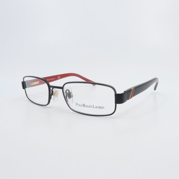 Polo Ralph Lauren Other - Polo Prep 8025 107 45mm Black/Black-Red Interior Rectangle Kids New Eyeglasses.